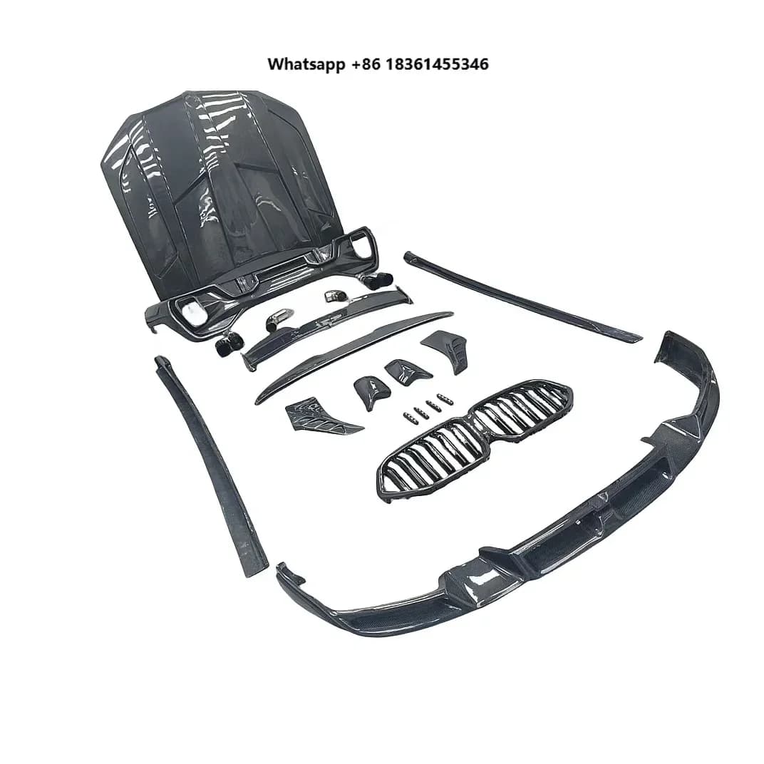 for   Body Kit X6 G06 2020-2022 Larte Style Carbon Fiber Body Kit With Hood