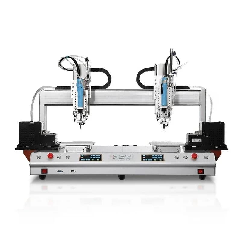 Fully automatic double-station lock screw machine, intelligent automatic feeder