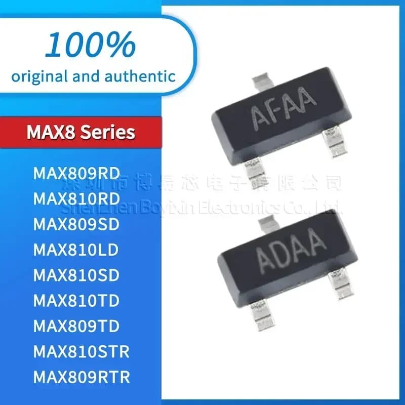 MAX809TTR MAX809RTR MAX810STR MAX810TD MAX810SD MAX810LD MAX810TTR MAX809SD MAX810RD 809RD 809TD 810RTR 809STR REUR Black casing