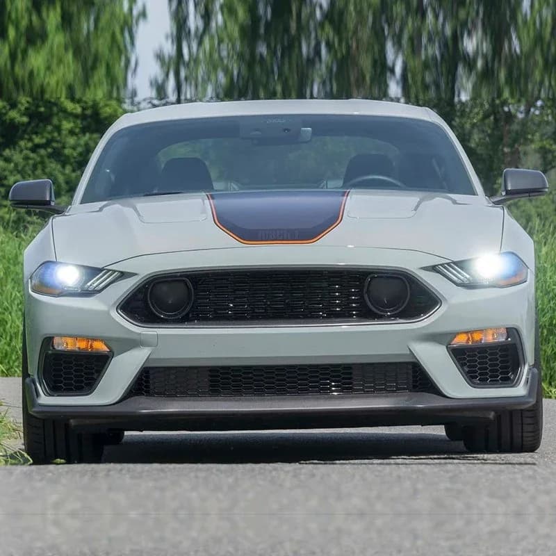 Suitable For 18-22 Years Of The New Ford Mustang Modified Mach 1 Large Surround Mustang Front Bumper In The Net