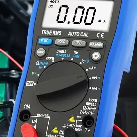 HoldPeak Digital Multimeter True RMS Auto Range Electrical Tester 6000 Counts AC DC Voltage Current Meter Tool