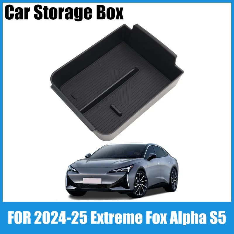 Suitable for 2024-25 Extreme Fox Alpha S5 armrest box, central control storage box, storage box, car accessories