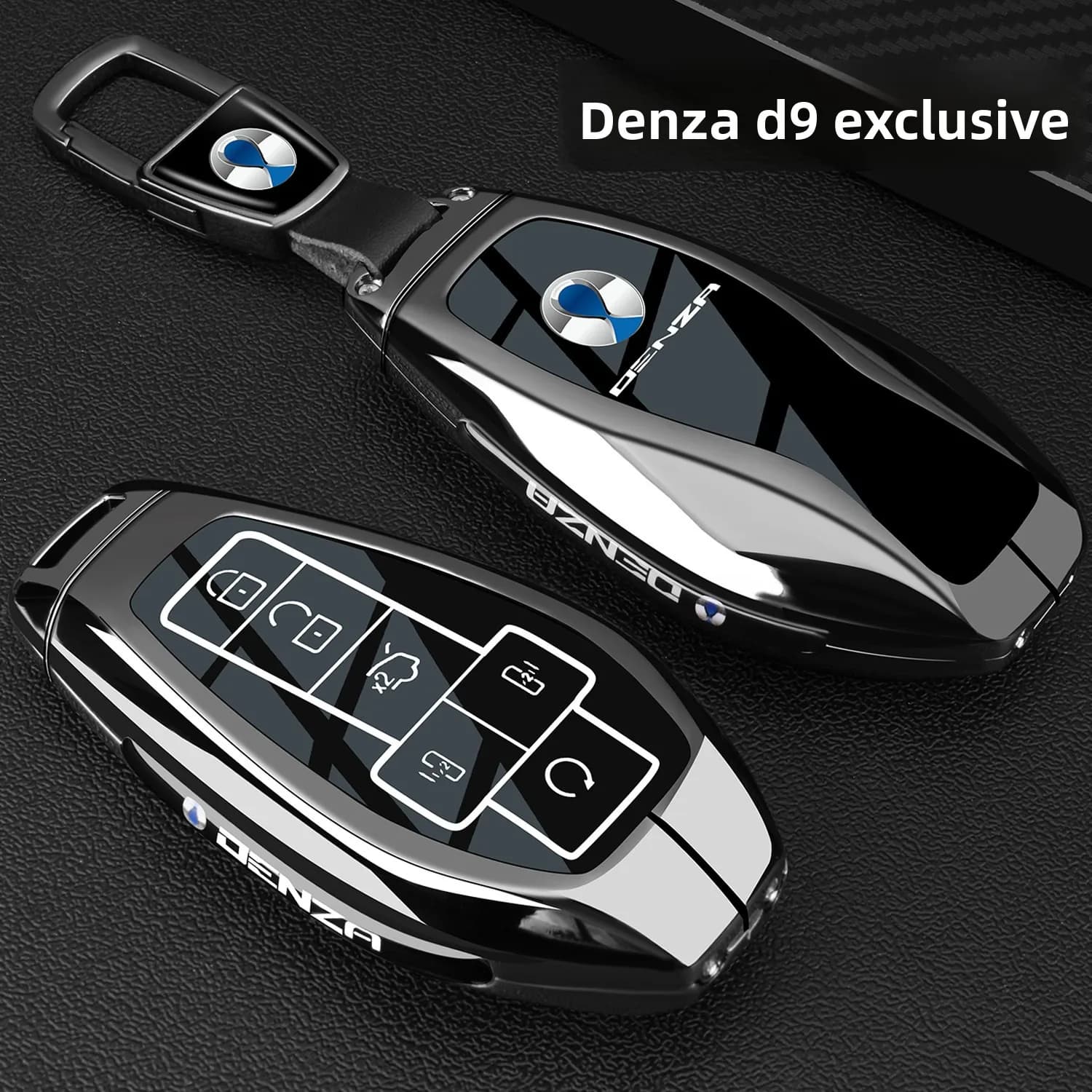 2025 Tengshi D9 Keycase 23-24 Tengshi D9dmi Card EV Special 25 Metal Car Buckle Shell for Men