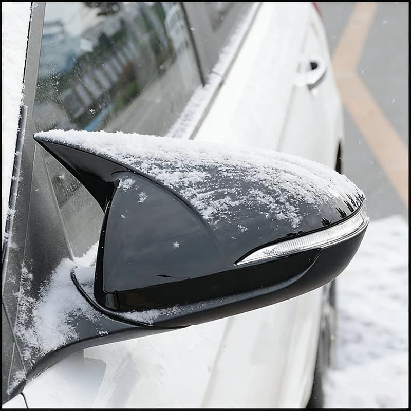 For Hyundai i30 2017-2019 Rearview Mirror Cover Cap Trim Decorative Car Styling Auto Parts Accessories