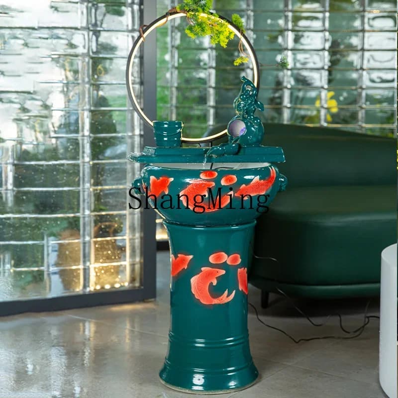 CL  home life office living room opening housewarming giftsflowing water ornament cycle lucky landscape fish tank