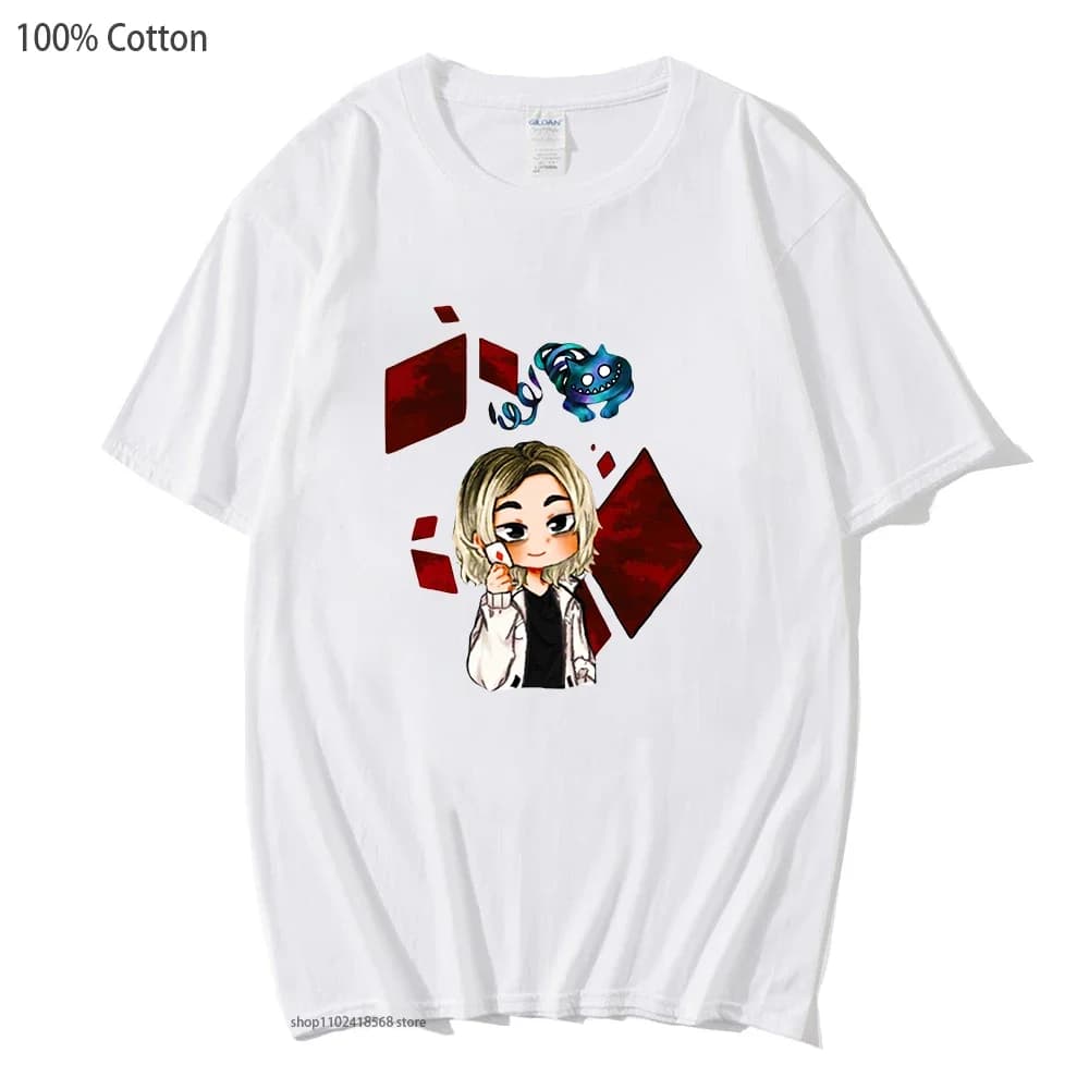 Alice In Borderland Graphic T-Shirts Cute Chishiya Tshirts Men Cartoon Streetwear Women Harajuku Casual Anime Tees 100% Cotton
