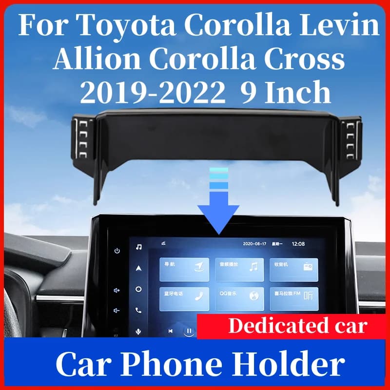 For Toyota Corolla Levin Allion Corolla Cross 2019-2022 Car Phone Holder Wireless Charger  For Car Auto Interior Accessories