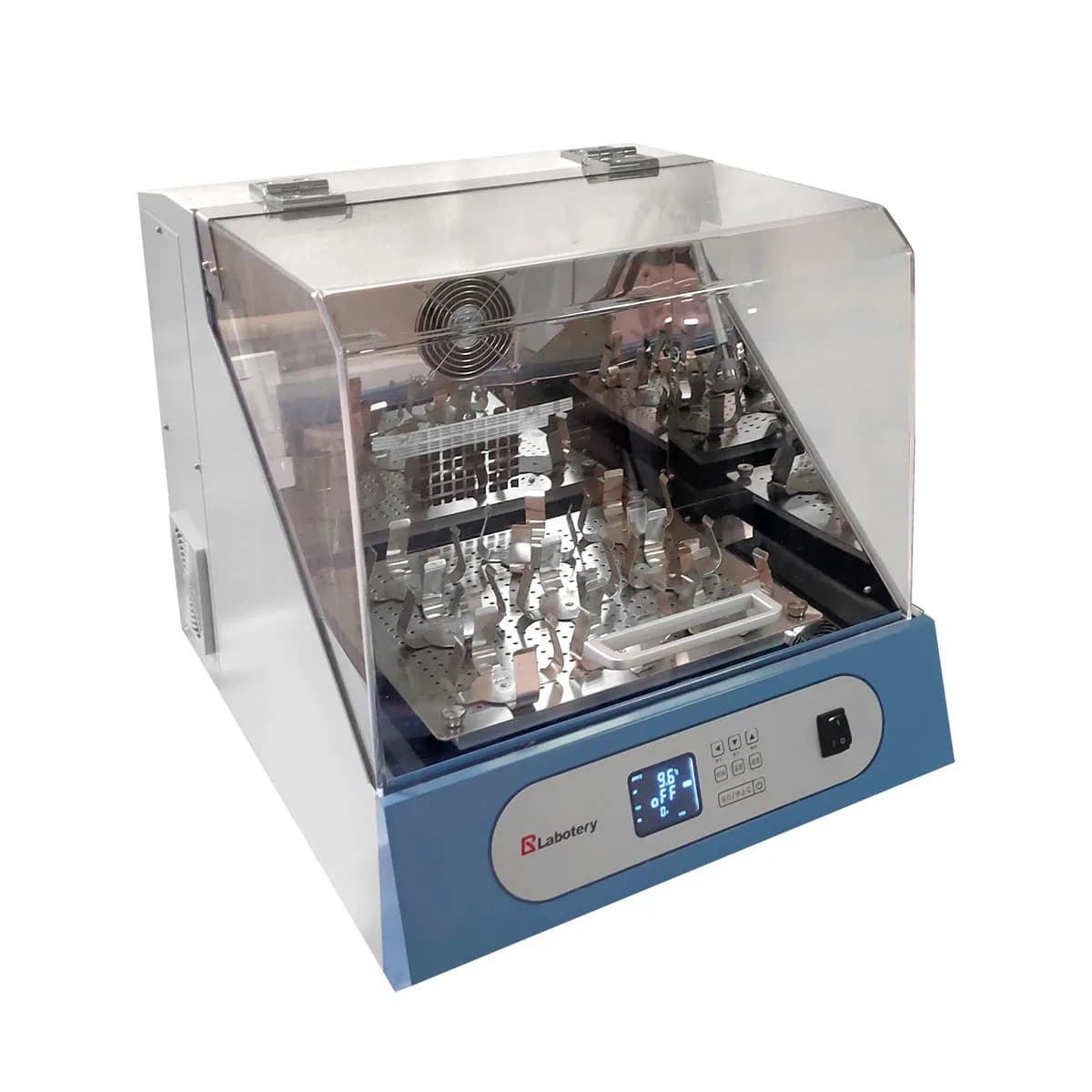 Laboratory 600rpm Small Capacity 0-50mm Desktop Shaker Incubator