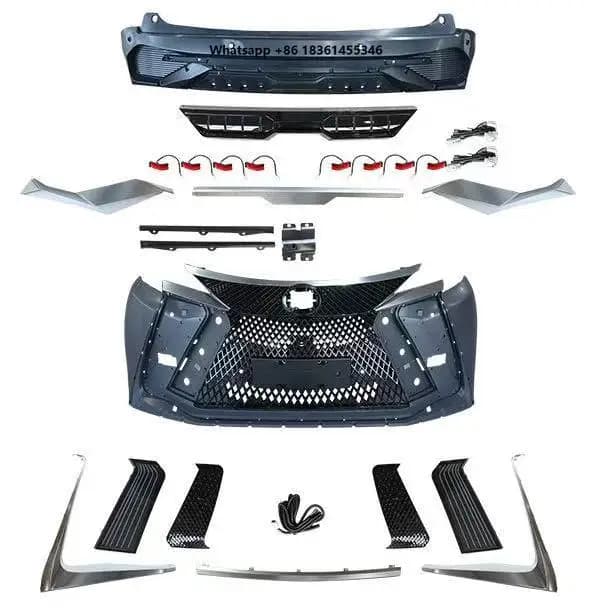 For Model 2021+ Upgrade Facelift Bodykit New Popular Designed Auto Bumper Grille Conversion Kit with Tow Hook and Clips