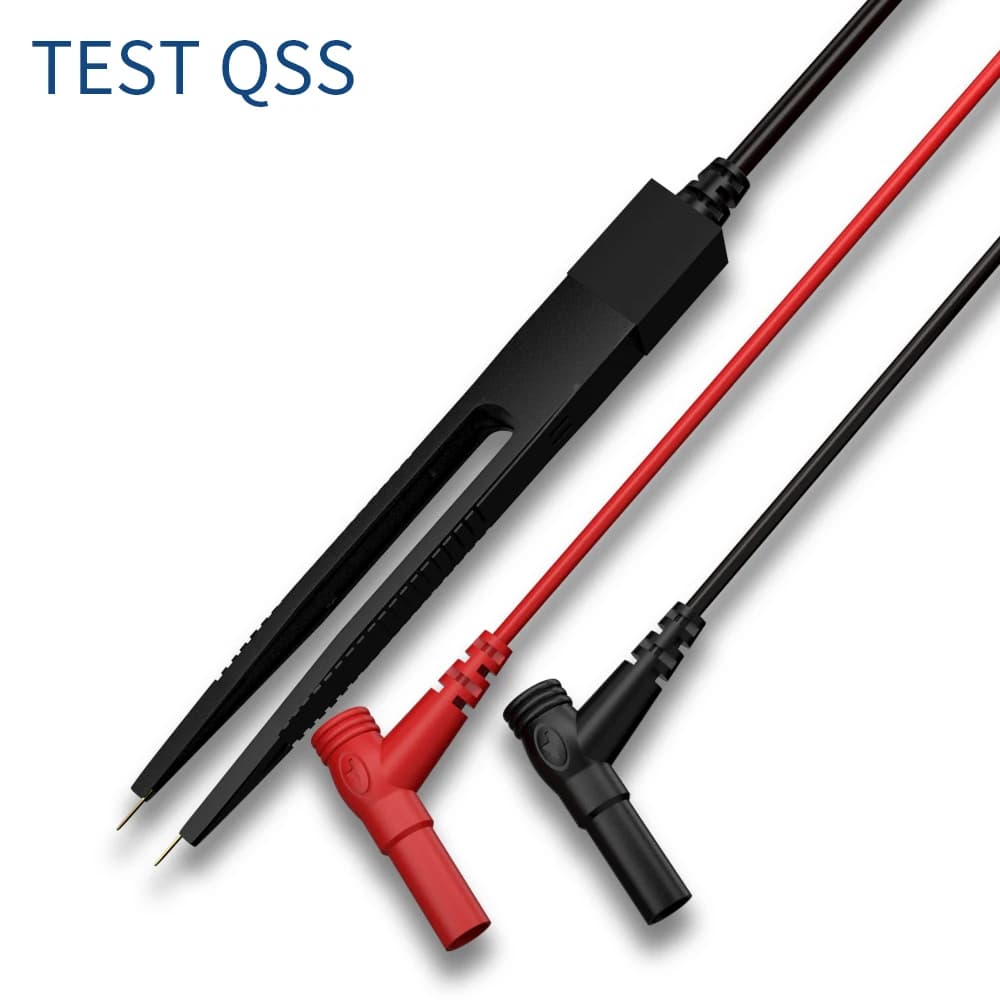 QSS SMD LCR Chip Test Clip Capacitance Inductor Resistance Test Clip Meter Lead Probe Multimeter Tweezer Q.30050