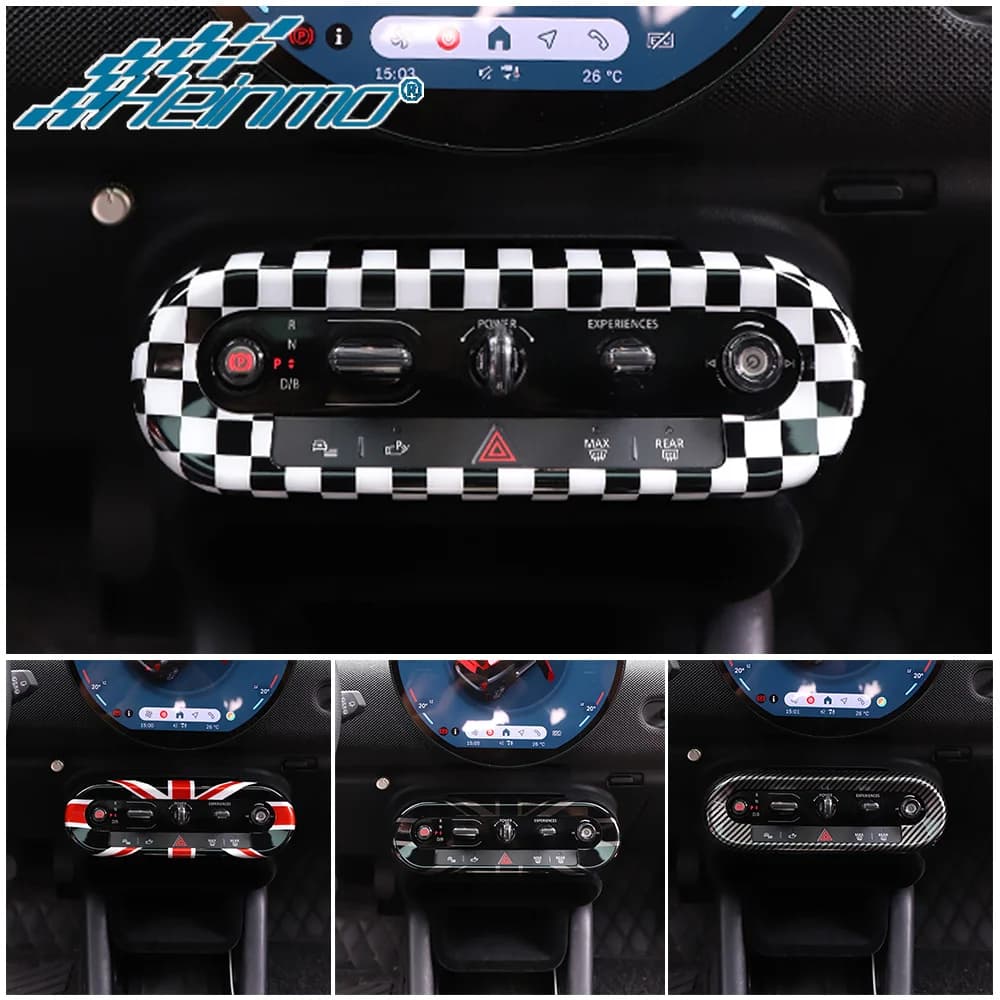 Compatible with Mini Countryman U25 Cooper E SE J01 EV J05 Aceman F65 F66 F67 Car Central Control Knob Panel Shell Cover 2024 25