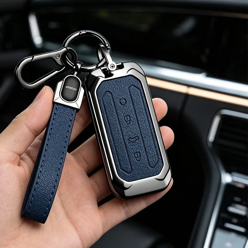 Auto Remote Key Case Cover Bag Keyless Protector For Chery Jaecoo J7 7 J5 5 Fashion Metal Car Shell Fob Holder Accessories