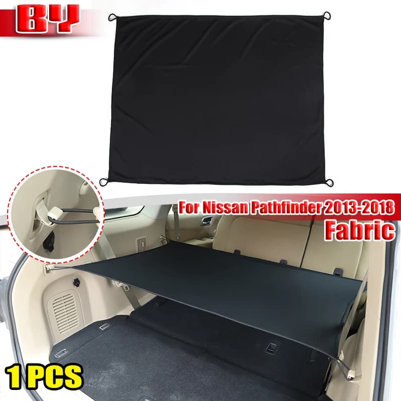 For Nissan Pathfinder 2013-2018 Car Rear Trunk Cargo Shade Cover Security Lower Interior Accessories