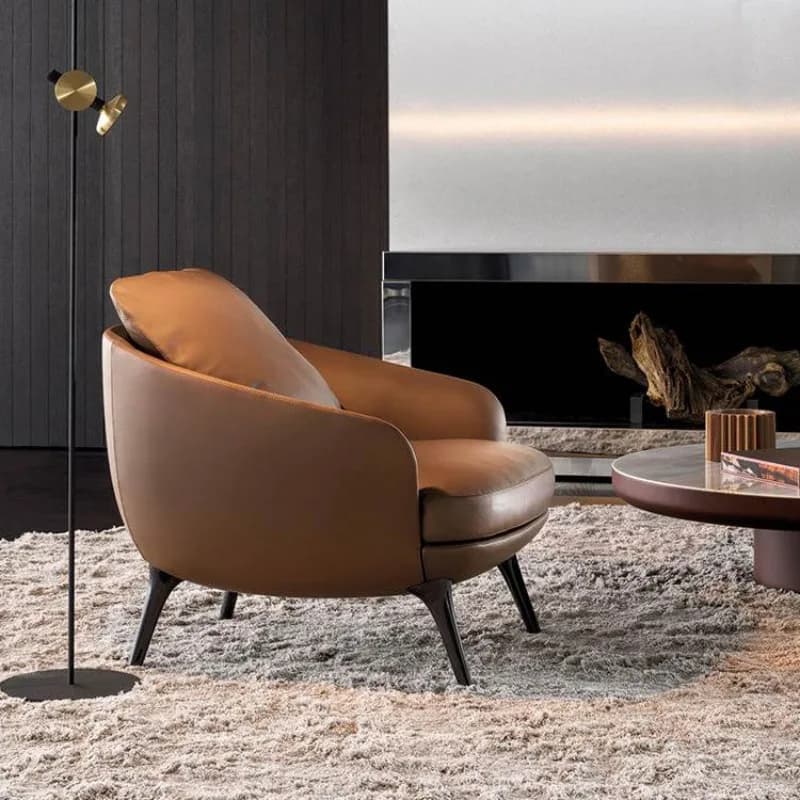 Relaxing Classic Living Room Chairs Brown Modern Ergonomic Luxury Living Room Chairs Designer Sillones Modernos Room Furnitures