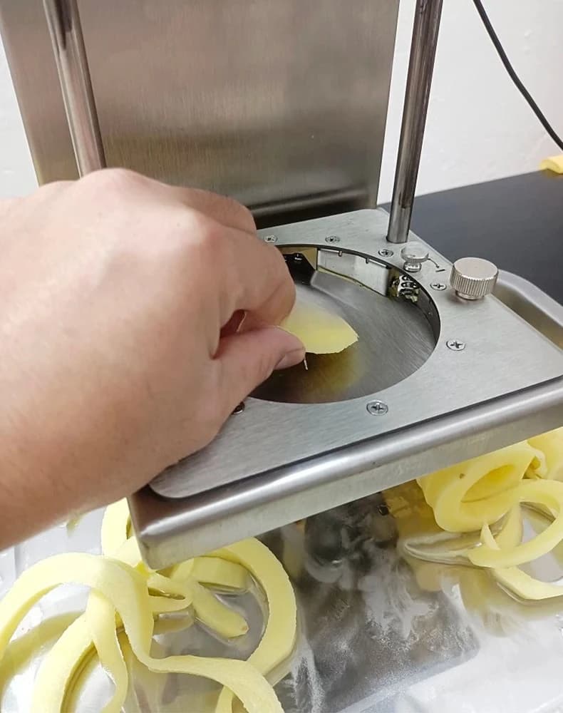 Commercial Electric Potato Tower Cutter for Fries Making Spiral Slicing Machine Kitchen Food Prep Appliance Restaurant Grade