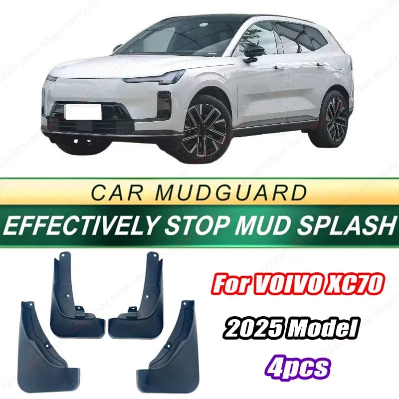 For VOIVO XC70 2025 Model 4PCS Front Rear Mud Flaps Splash Guards Fender Mudguards Auto Accessories