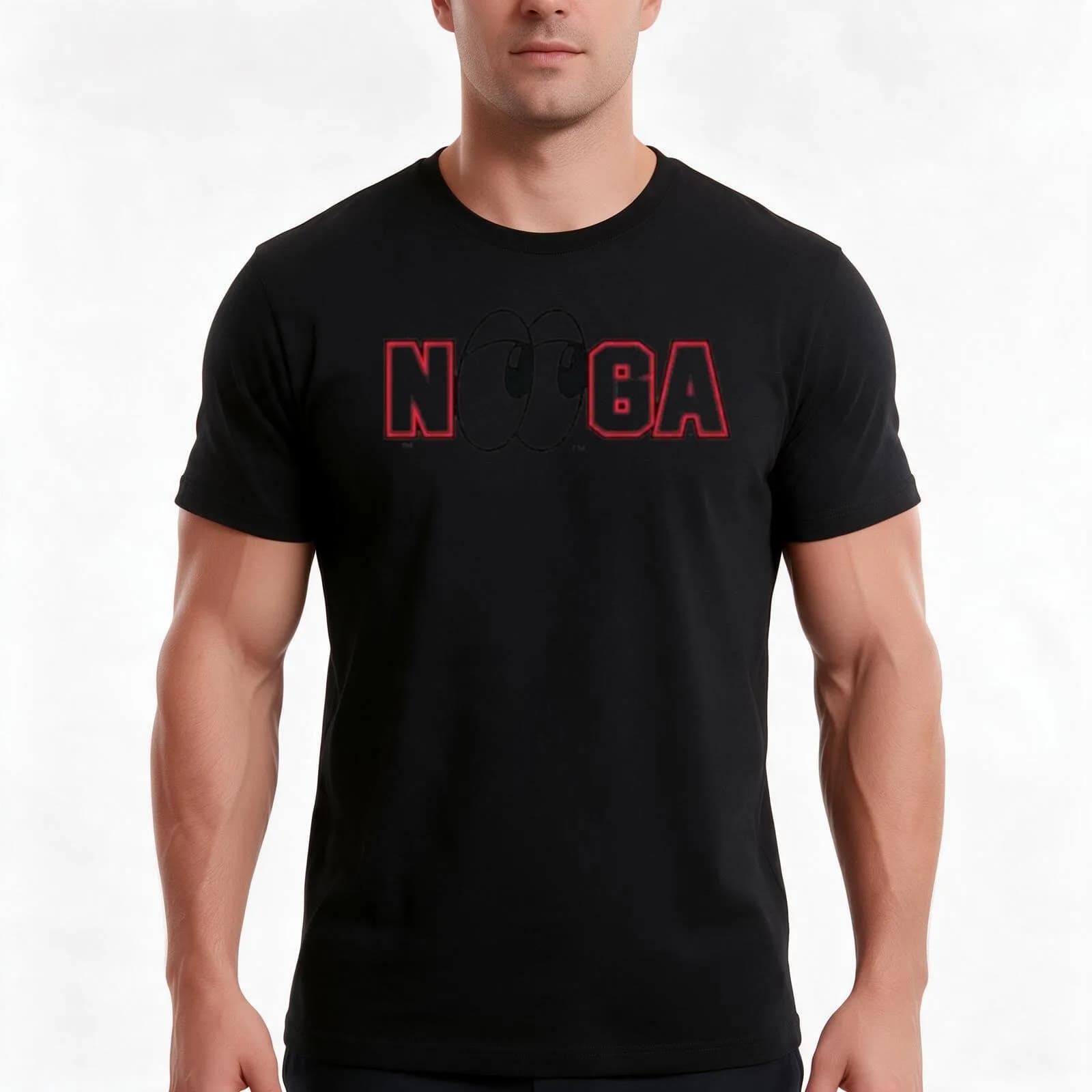 Nooga a nooga a nooga T-Shirt, Summer Casual Cotton Tee, Oversized Streetwear Tops, Vintage Graphic Print, Unisex Men Women