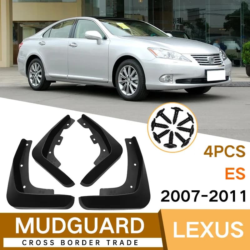 For Lexus ES 2007-2011 fender tiles front and rear auto parts car accessories fender flares mud flaps