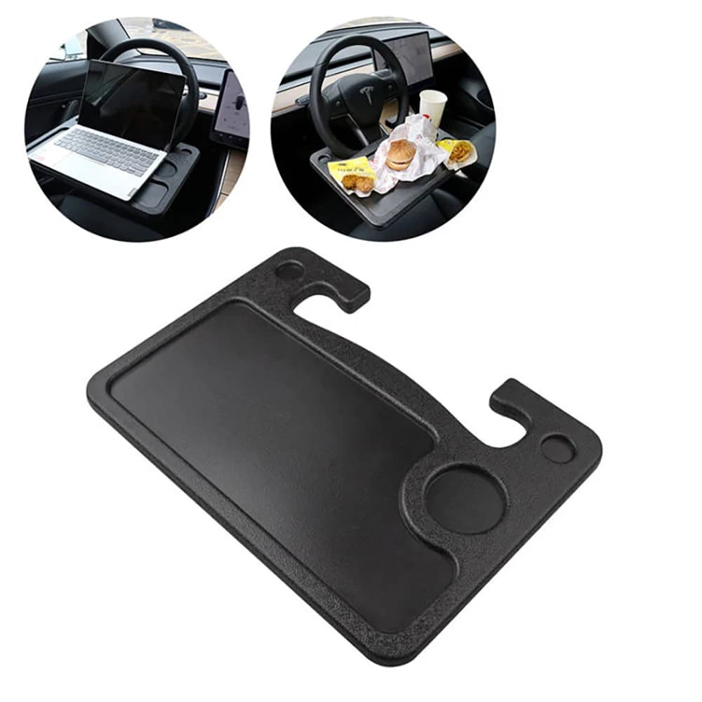 Steering Wheel Desk Mount Stand for Tesla Model 3 S X Y Car Table Eat Food Work Goods Holder Tray Car Laptop Computer