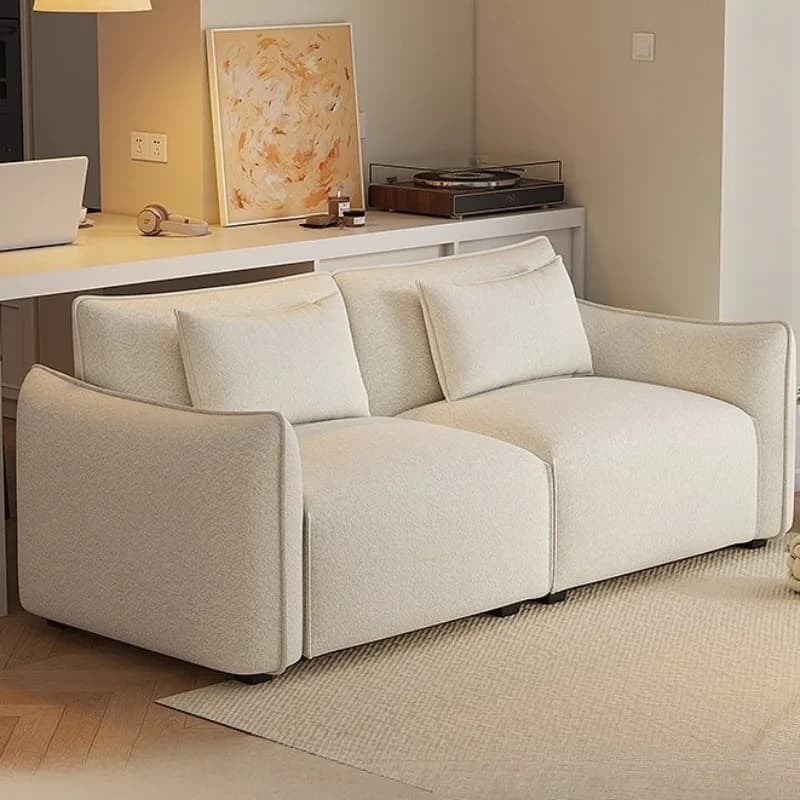 Lazy Elegant Living Room Sofas Apartment Minimalist Double Design Sofa Nordic Lounge Divano Soggiorno Furniture Accessories