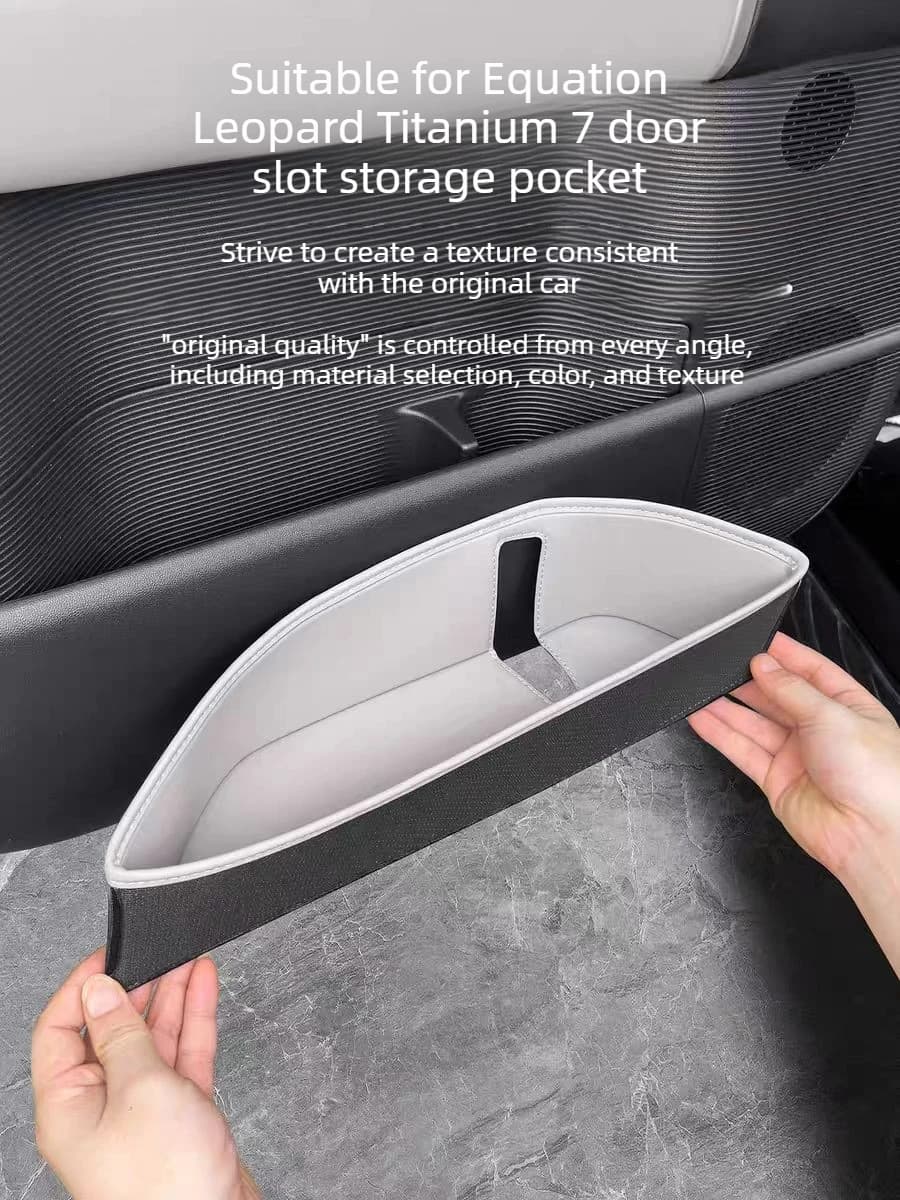 Suitable for Equation Leopard Titanium 7-door storage box door side groove storage box modified accessories