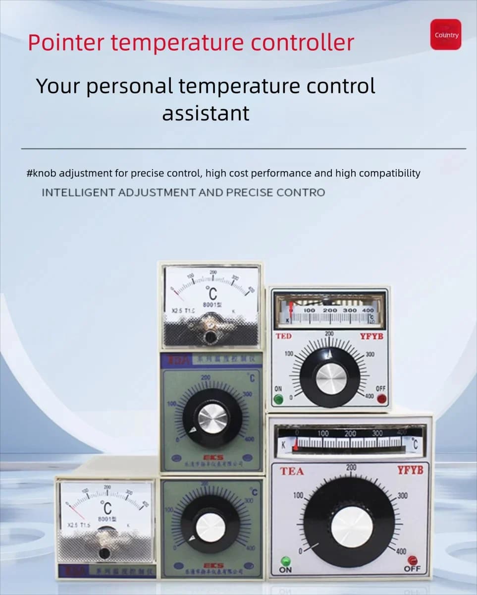 TED/TEA-2001 Pointer-Type Temperature Controller for Oven Electric Griddle - Temperature Control Instrument