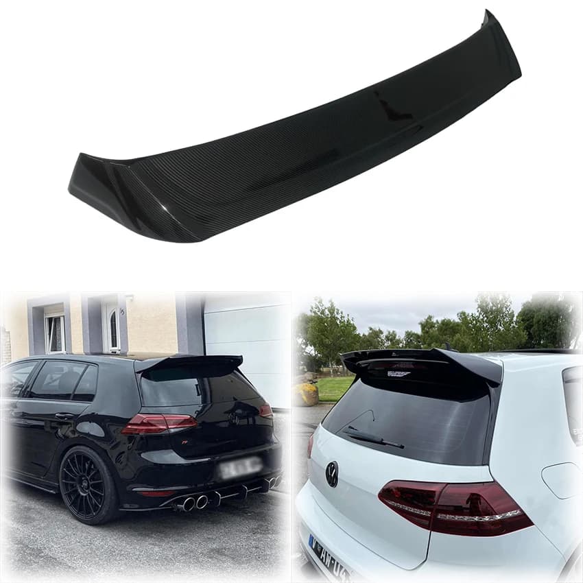 2013-2018 For Volkswagen Golf 7 MK7 TSi TDi GTI R GTD GTE OSIR Style Car Rear Roof Spoiler Rear Trunk  Wing Lip By ABS