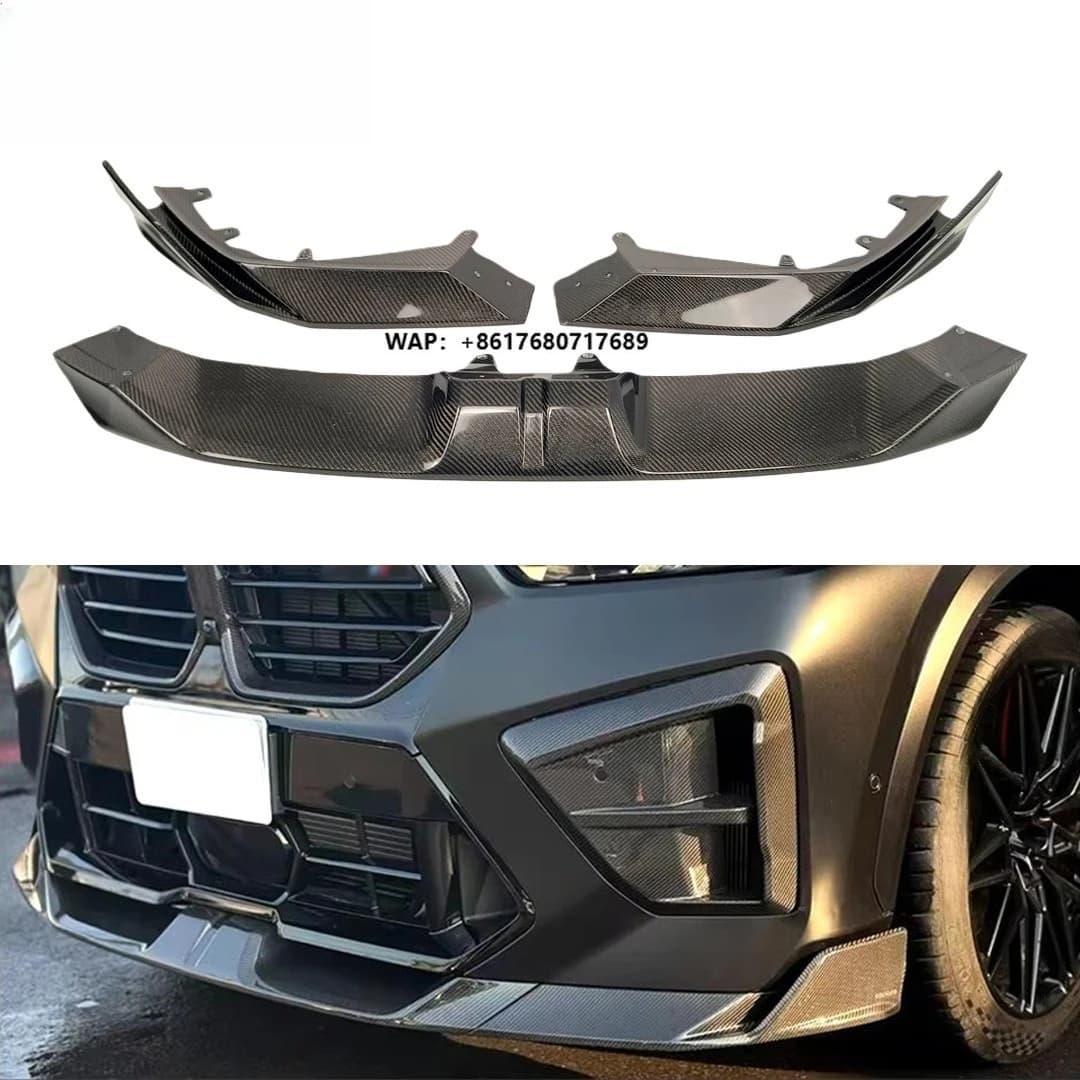 F96 X6M LCI Carbon Fiber Front Lip for F96 X6M Front Spoiler 2019-2025