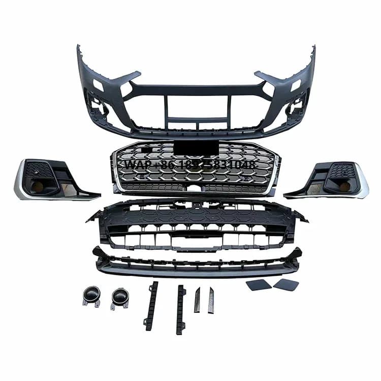 Factory Sale Directly Black Chrome New Products Front Bumper with Grille for S8 D5PA 2023 2024