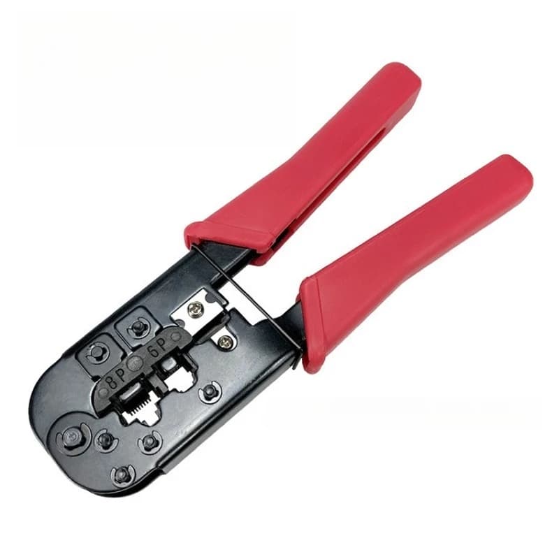 RJ45 Crimping Pliers Model 568, Network Cable Crimper for Cat5 Cat6 Crystal Connector Pressing Work