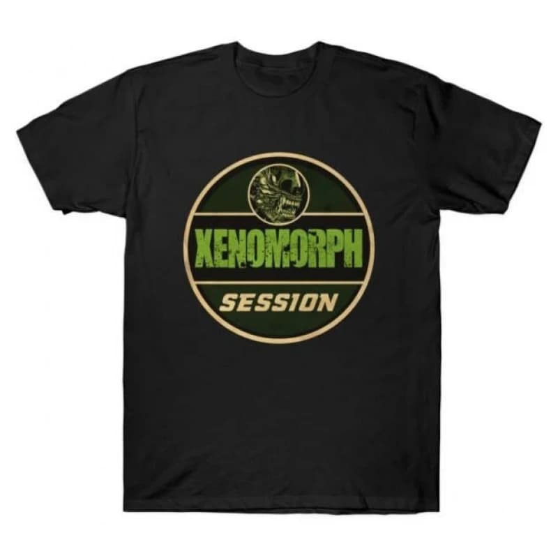 Xenomorph Session 0412 Sci-Fi Alien Gift T-Shirt Weyland LV-426  Horror movie Short Sleeve Graphic clothes All size tops S-6XL