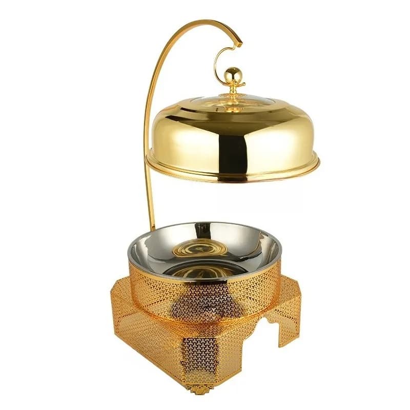 Buffet Hanging Cover Dining Furnace Hollow Golden Insulation Furnace Hotel Restaurant Heating
