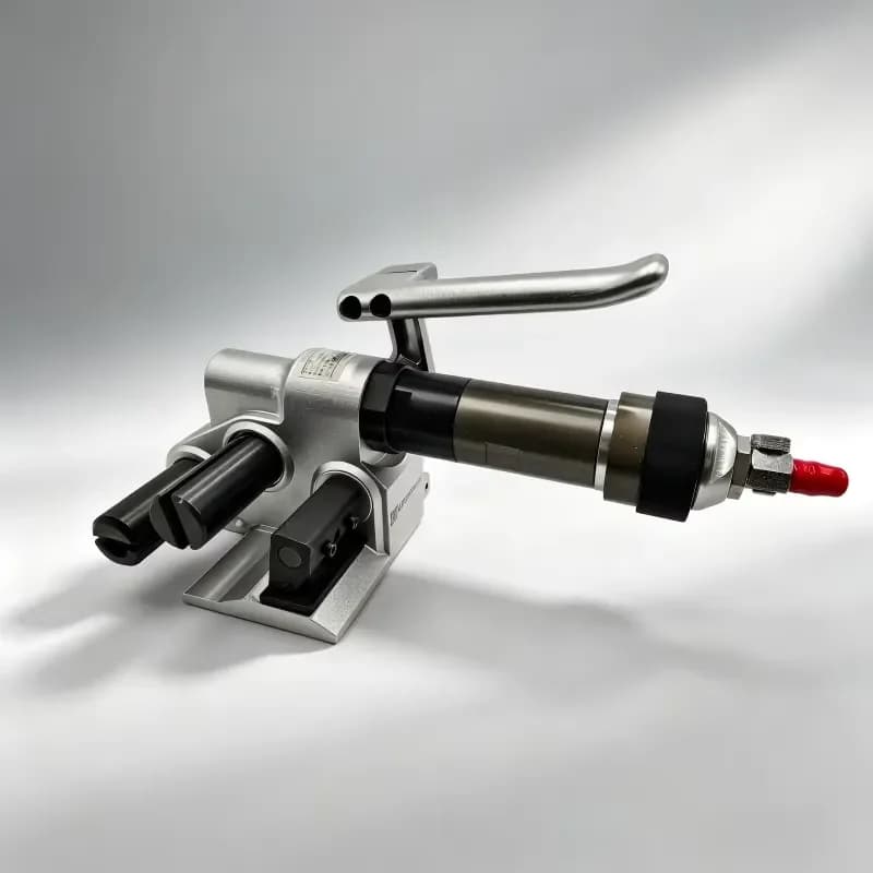 Rugged Durable Pneumatic Strapping Tool for 25-50mm Polyester Cord and Fiber Belt Tensioner for Daily Heavy Packing Use
