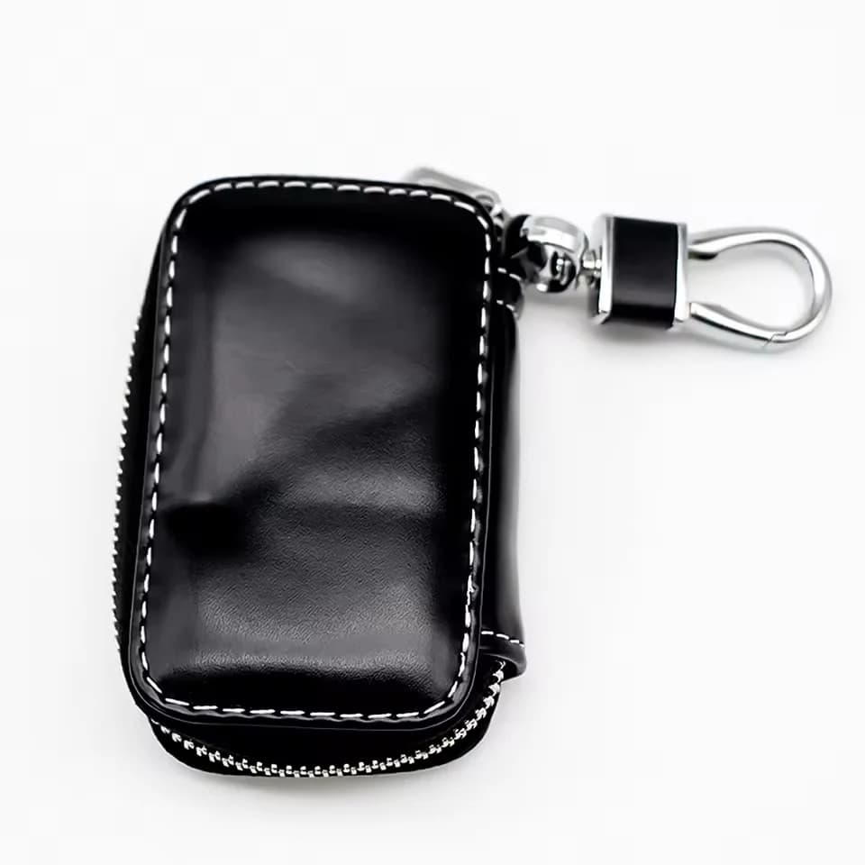 Leather Car Key Case Protection Auto Key Bag Key Chain Cover for Polo Touareg Tiguan Golf T3 T6 T5 B7 B5 Touran Passat Beetle
