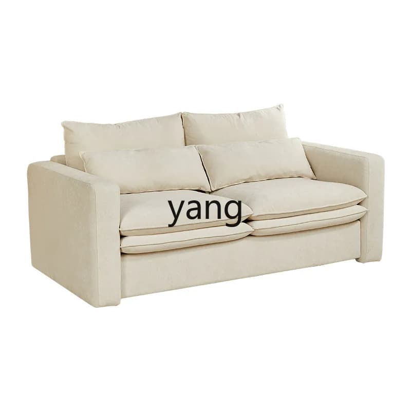 LMM high-end cotton and linen flip sofa bed integrated dual-purpose two-in-one living room