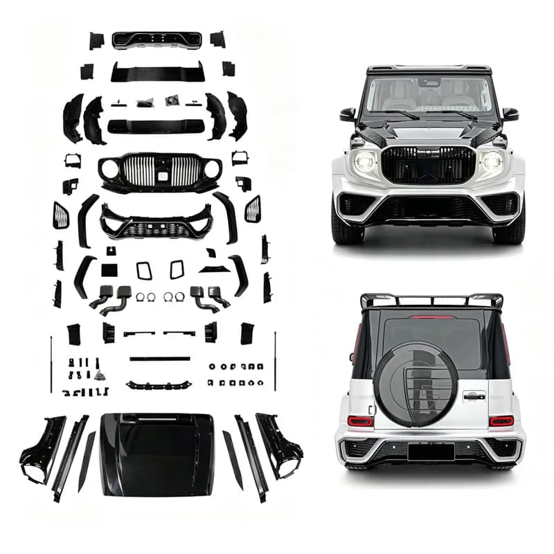 High Quality G900 Style Screw-On Body Kit Fit for W463 W464 Front Rear Grille Upgrade With Mount Screws Exterior Tuning Parts