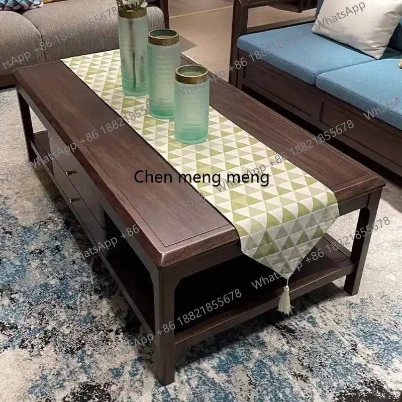 Decoration Walnut Coffee Tables Brown Chinese Vintage Nordic Living Room Coffee Tables Corner Dining Table Basse Salon Furniture