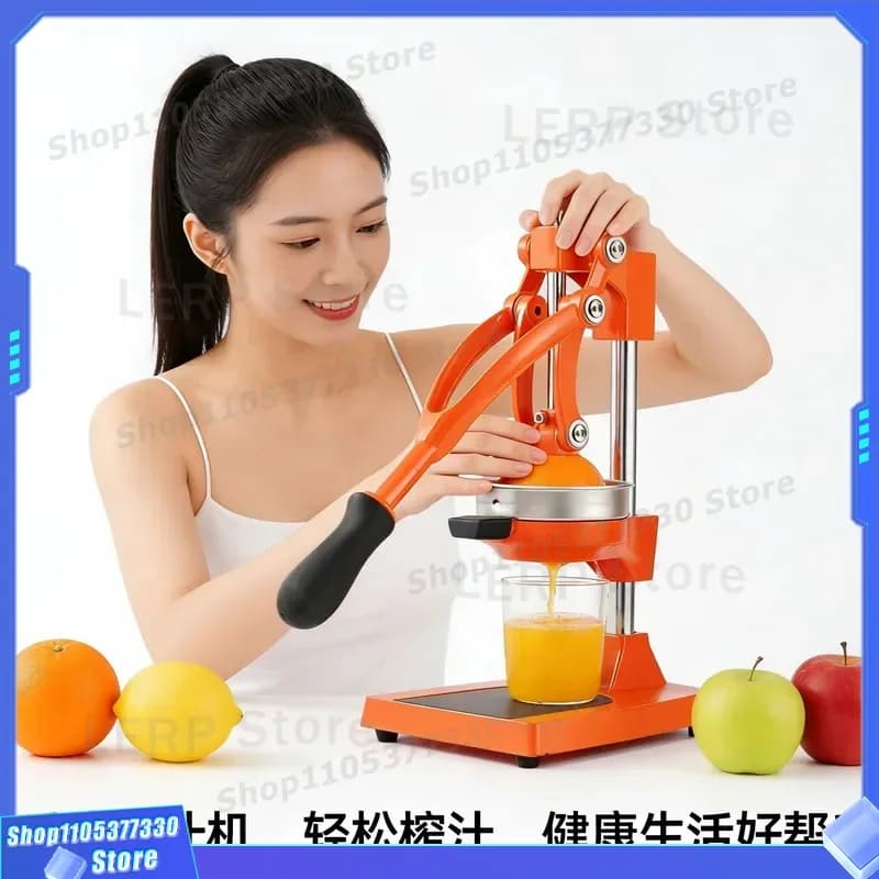 Manual Fruit Juicer Press for Watermelon Lemon Orange Pomegranate Household Commercial Kitchen Tool Heavy Duty Citrus