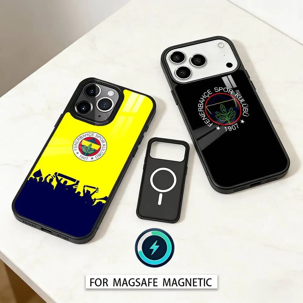 Turkey Fenerbahce-E Phone Case For iPhone 17,16,15,14,13,12,Pro,Max For Magsafe Magnetic Wireless Charging