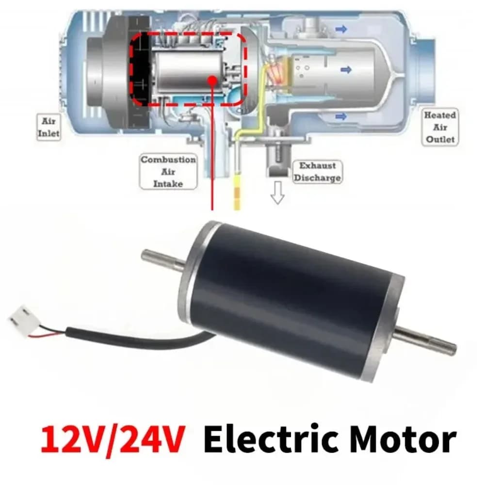 Kits  calentador  estacionamiento  12V/24V, 2KW, 5KW, motores  calentador  aire diésel para coche, Kits  calentador