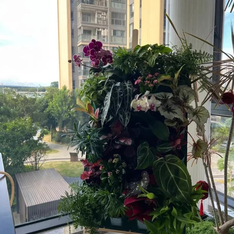 Flower stand easel transformation plant flower indoor DIY movable three dimensional