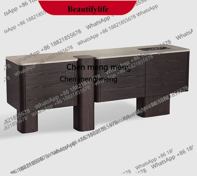 z183 Modern home entry creativity, villa living room marble light luxury high-end storage side cabinet