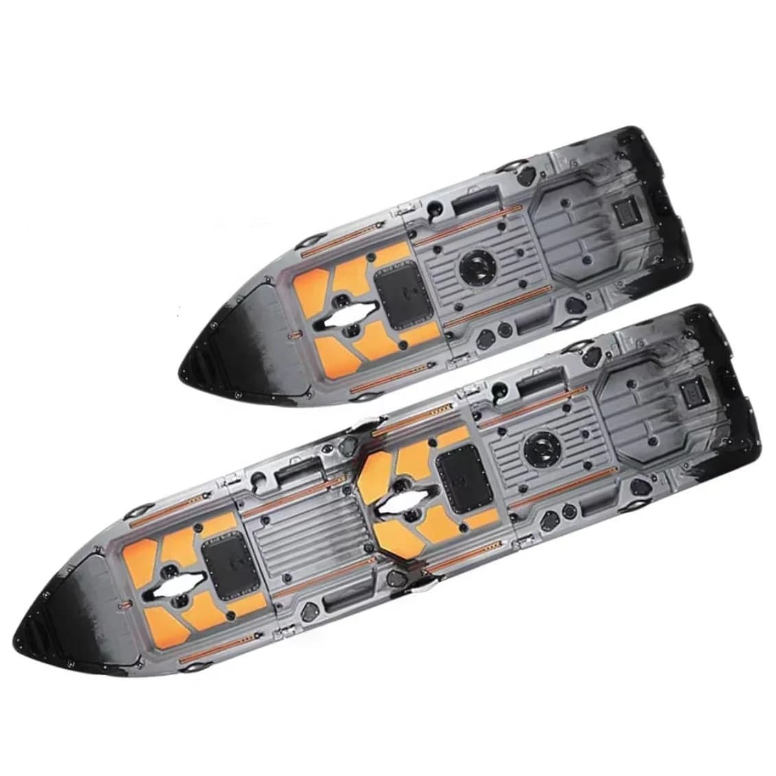 38inch Ultra Wide Durable Modular Kayak Fin Drive Surfing Water Deep Lakes Ocean Easy-to-Carry Outdoor Paddling Rowing Boat