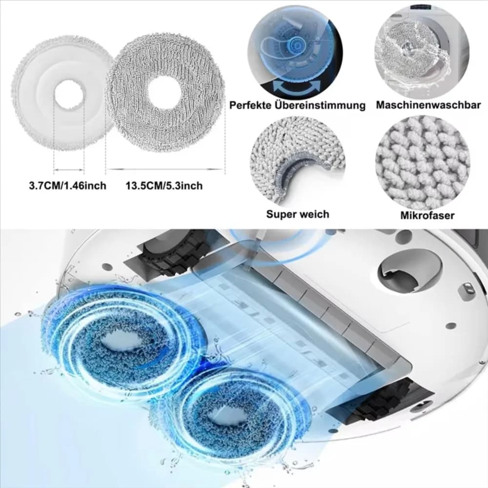 EAS-For Dreame L10s Pro Ultra Main Si Brush Hepa Filter Mop Cloth Dust Bags Robot Vacuum Cleaner Replacement Parts