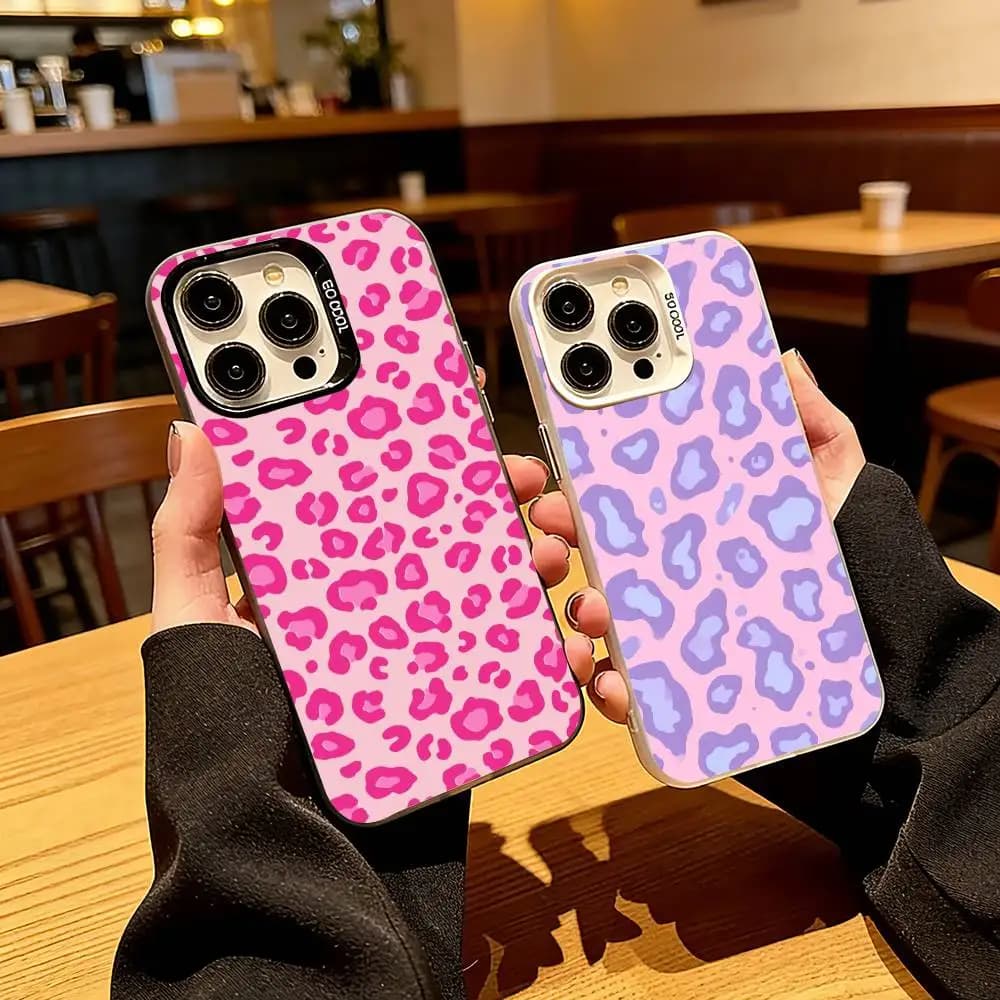 I-Irregular polka dot pattern Phone Case For iPhone 17,16,15,14,13,12,11 Plus,Pro Max,XS,Colorful Silver Phone case Funda Cover