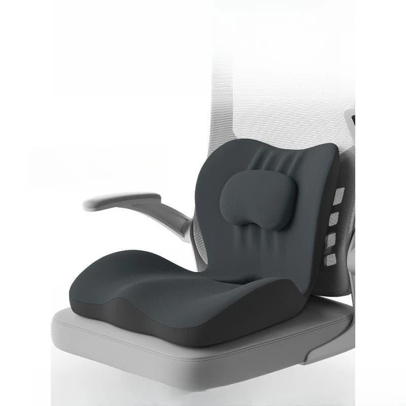 Chair cushion backrest integrated waist protection anti-butt pain office sedentary summer