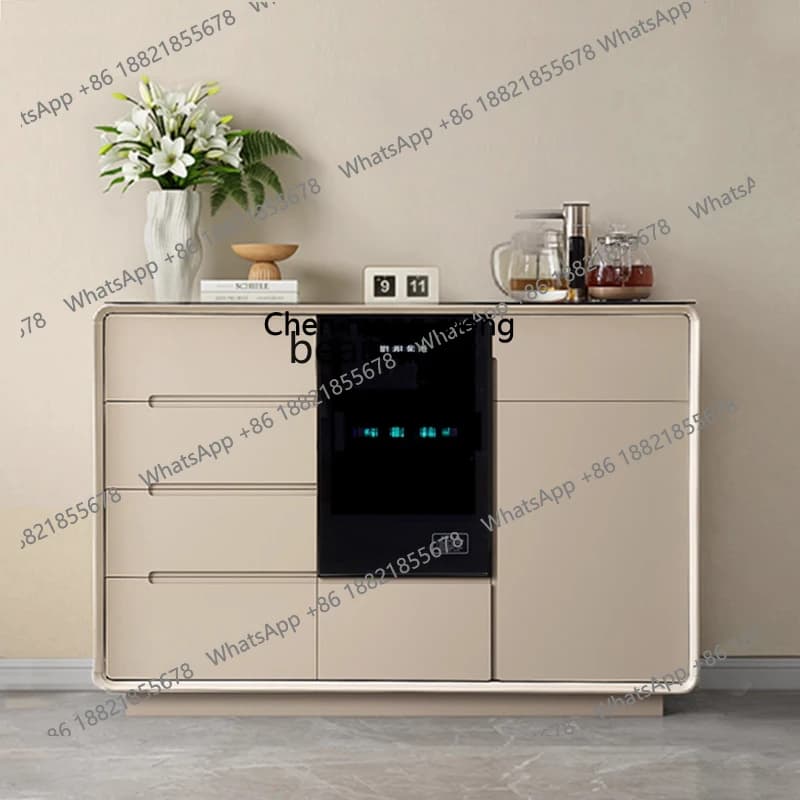X Tea Bar Machine Home Fully Automatic Sideboard Cabinet Solid Wood Living Room Smart Storage Cabinet Water Dispenser
