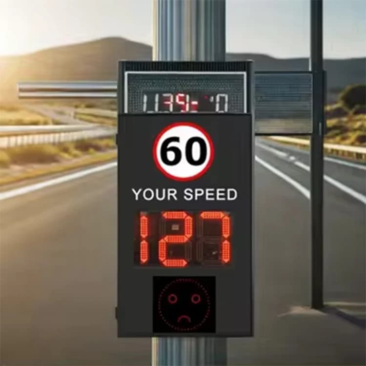 Road Warning LED of Factory Shipments Radar Speed Limit Sign Led Display radar Traffic Signs Speed Sign