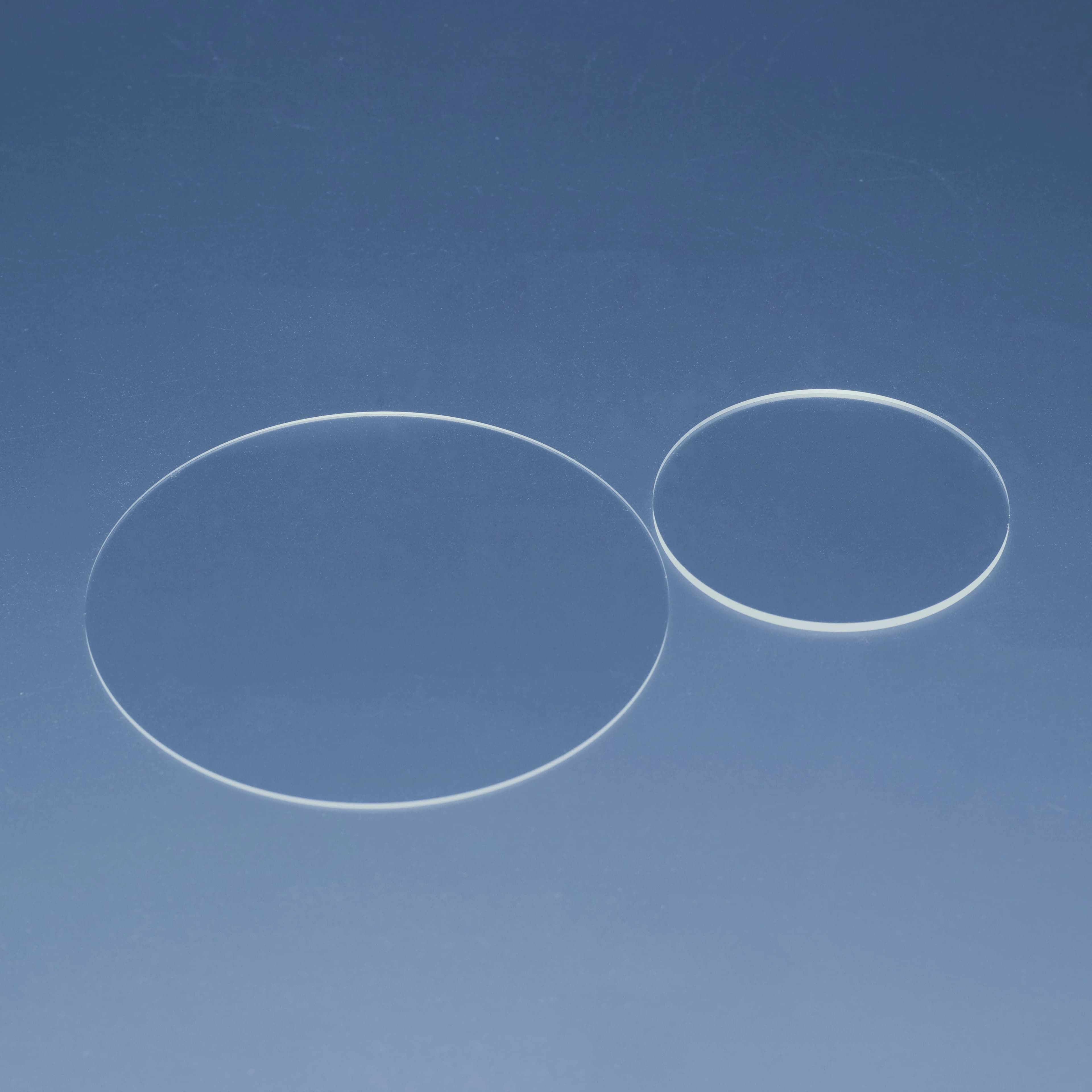 4/6inch D100/150mm Thick 0.2mm-1mm Sapphire Wafer Substrate Ultra Thin Al2O3 Single Crystal Glass Window for Semiconductor