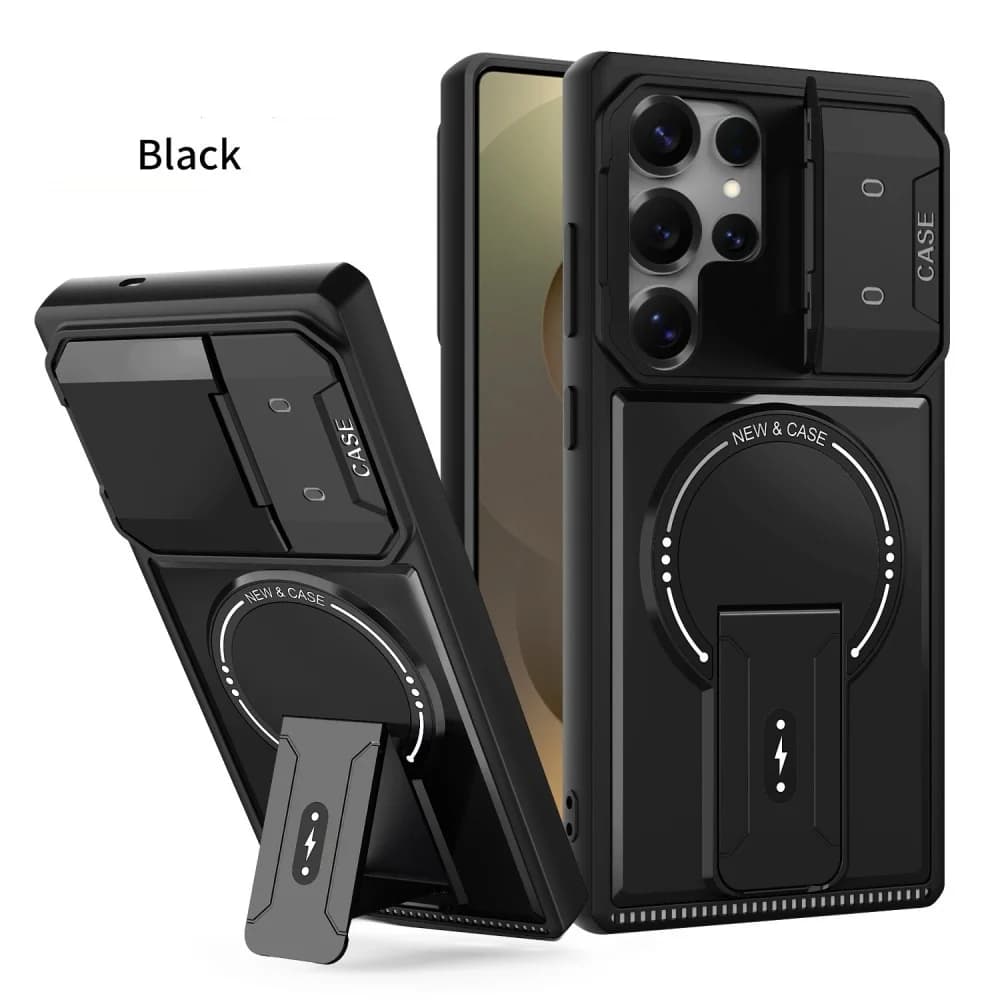 Back Magnetic Charging Phone Case for Samsung Galaxy S22 S23 S24+ S25 Ultra A56 A55 A36 A35 A26 A25 A17 A16 A15 A14 A16 A05s